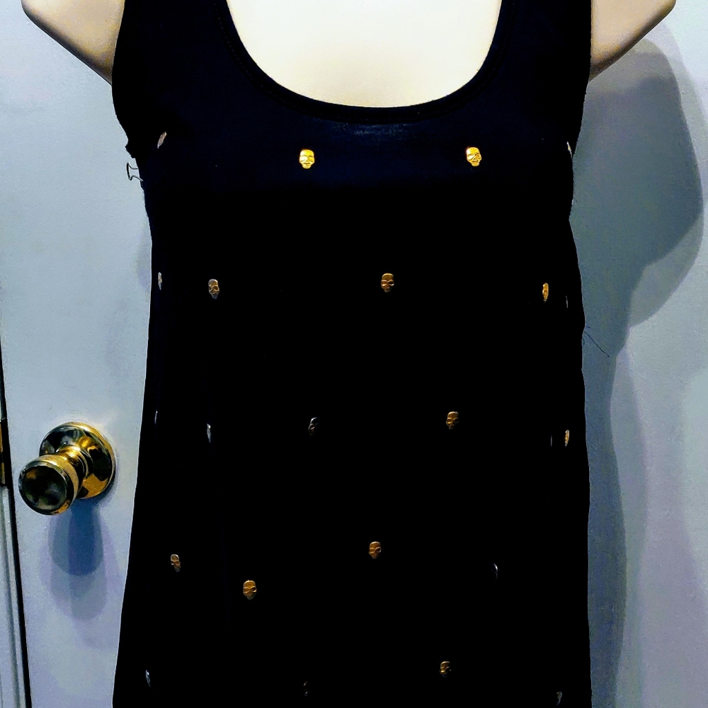 Skull Tank with Mesh split back - Picture 7 of 8